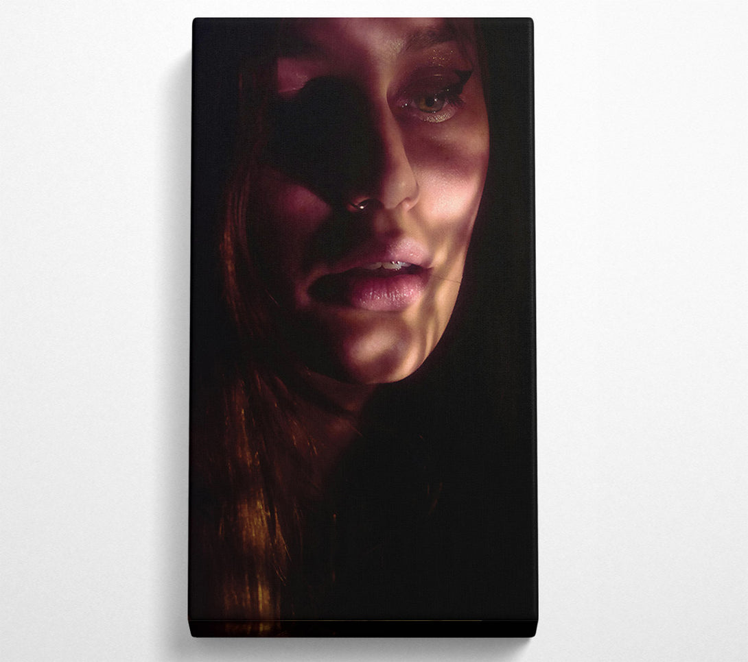  A Canvas Print of Crimson Light And Shadow Canvas Wall Art