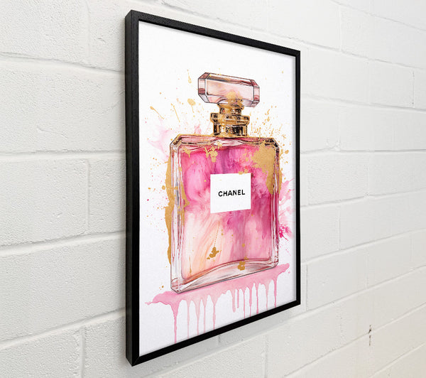 Perfume Bottle Gold Splash