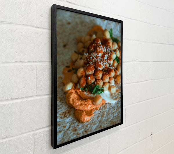 Orange Hummus Delight