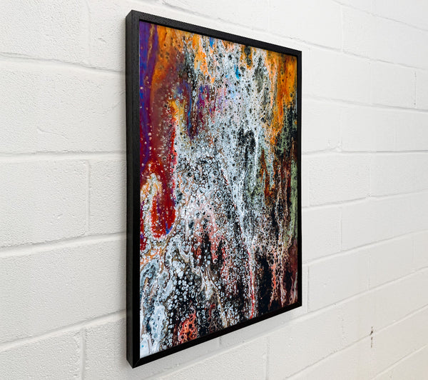 Orange & Silver Drizzle