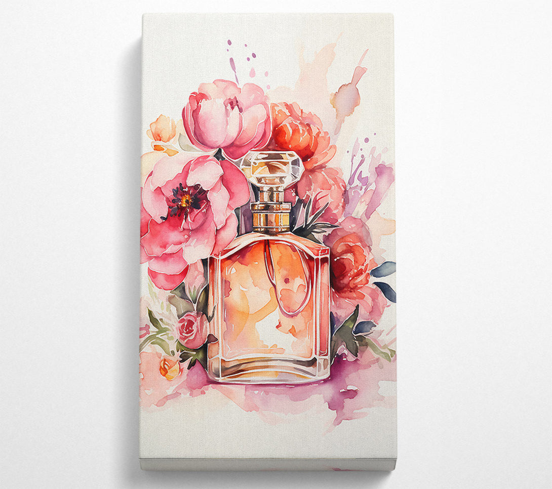  A Canvas Print of Perfume Flowers Watercolour Canvas Wall Art