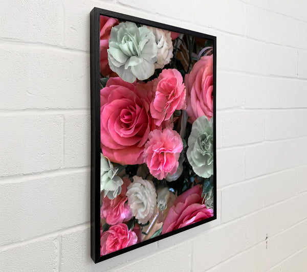 Pink And Green Blooms
