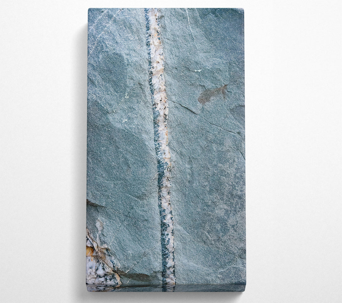  A Canvas Print of Silver Blue Vein Canvas Print