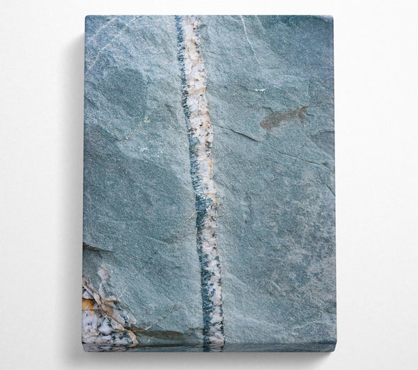  A Canvas Print of Silver Blue Vein Canvas Print