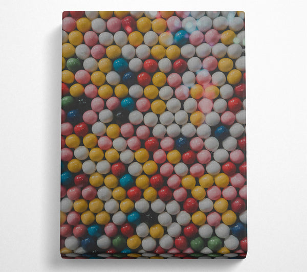  A Canvas Print of White Candy Dreams Canvas Wall Art