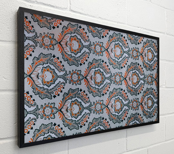Orange Floral Pattern