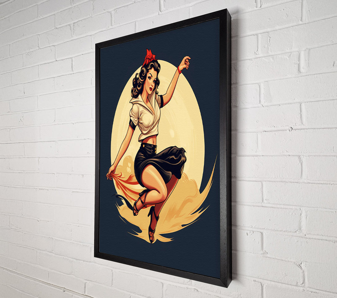  A Canvas Print of Pin Up Dance Canvas Art