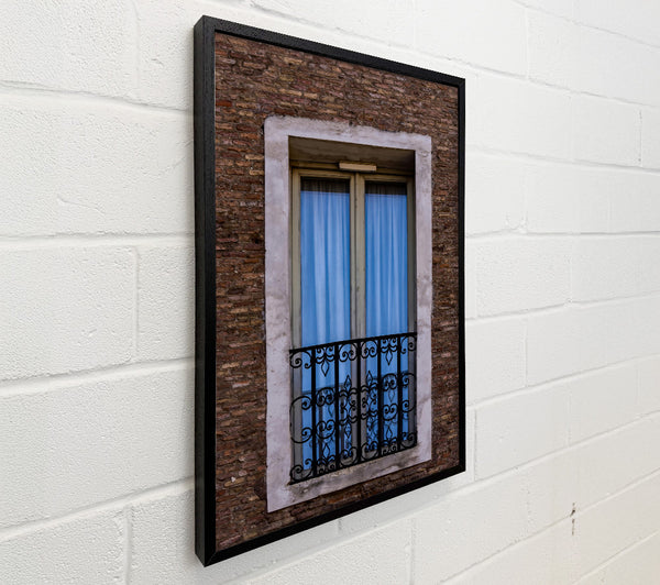 Blue Window View