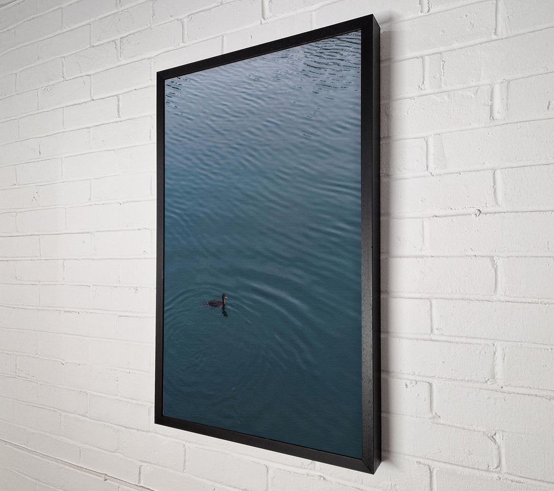 A Canvas Print of Teal Water Solitude Canvas Art