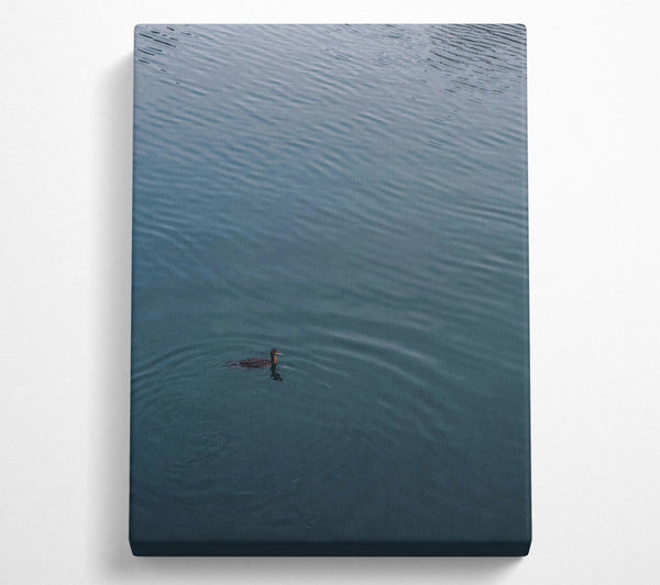  A Canvas Print of Teal Water Solitude Canvas Art