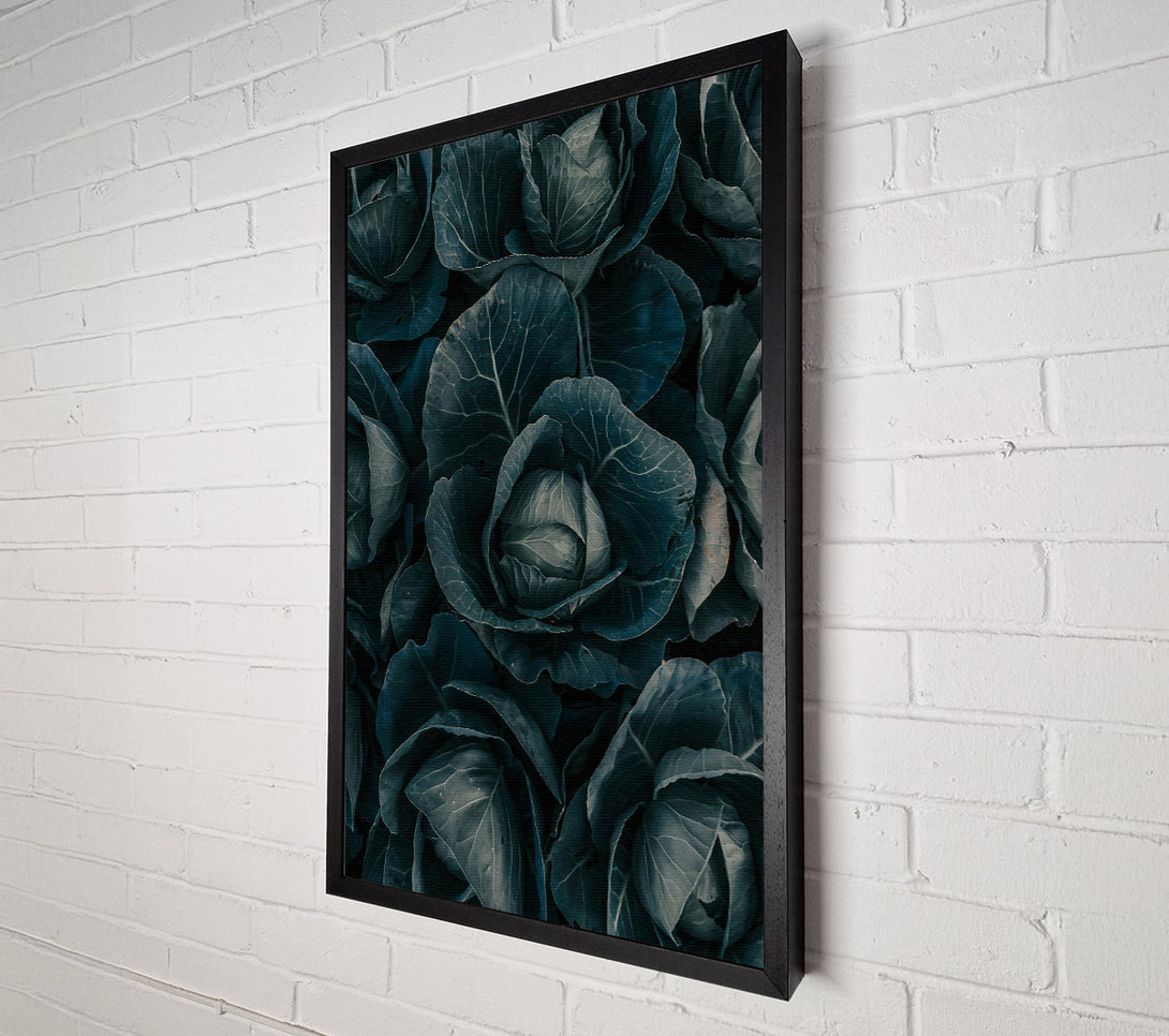  A Canvas Print of Emerald Cabbage Patch Canvas Wall Art