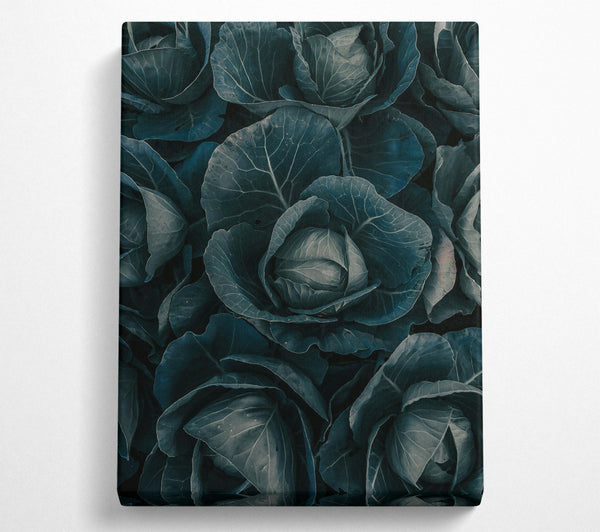  A Canvas Print of Emerald Cabbage Patch Canvas Wall Art