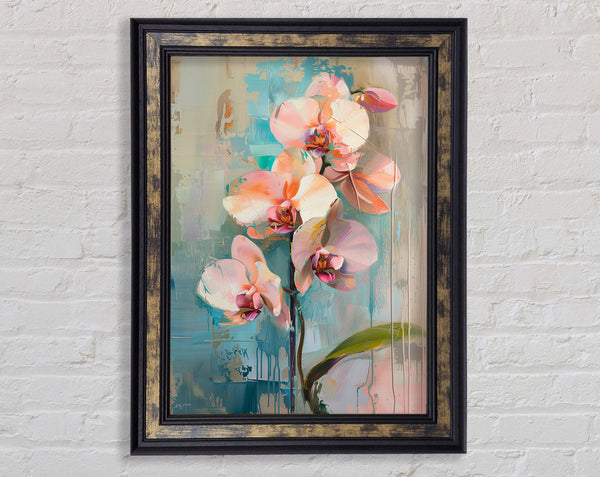 Pink Flowers Framed Print