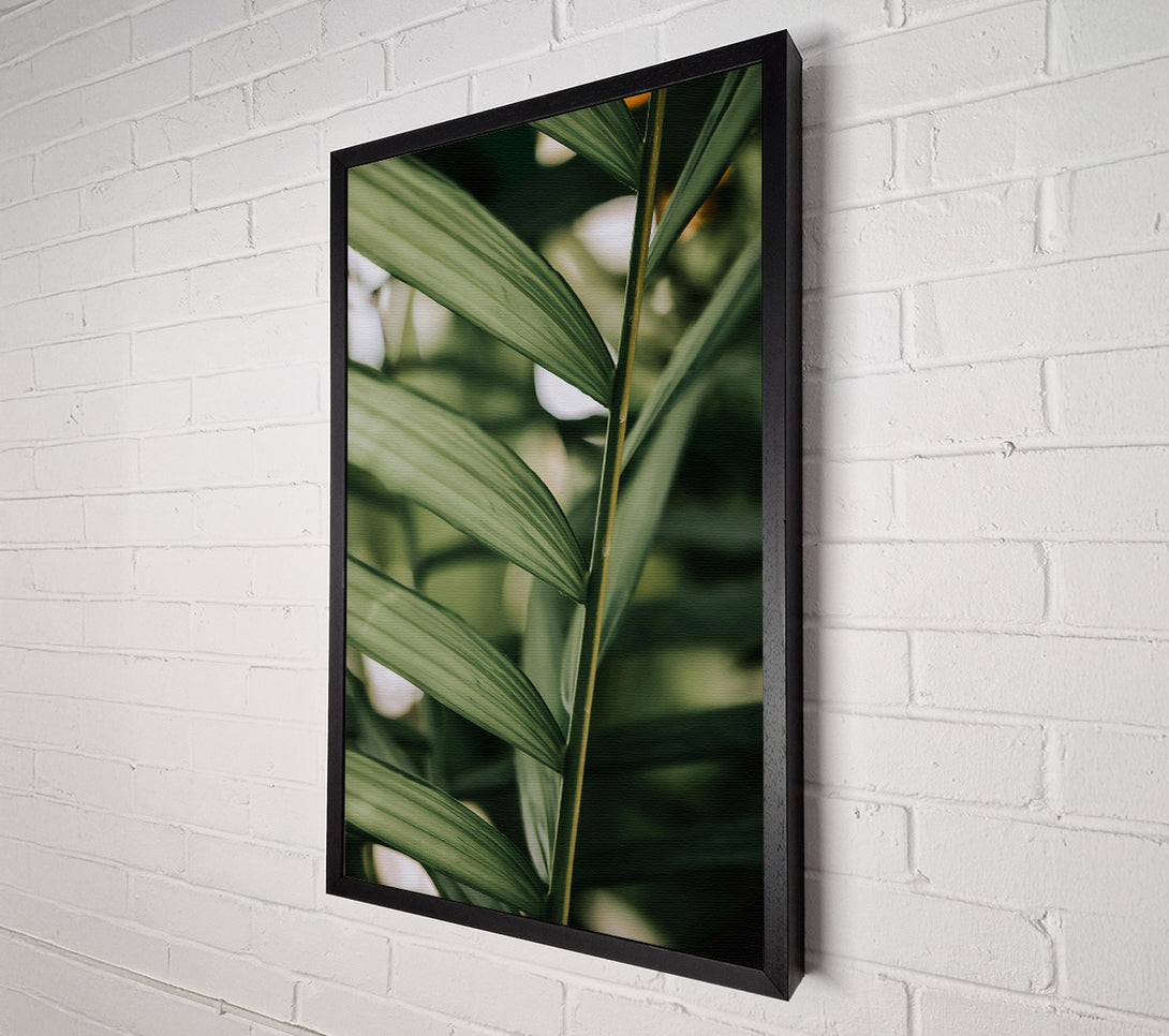  A Canvas Print of Emerald Green Fronds Canvas Wall Art