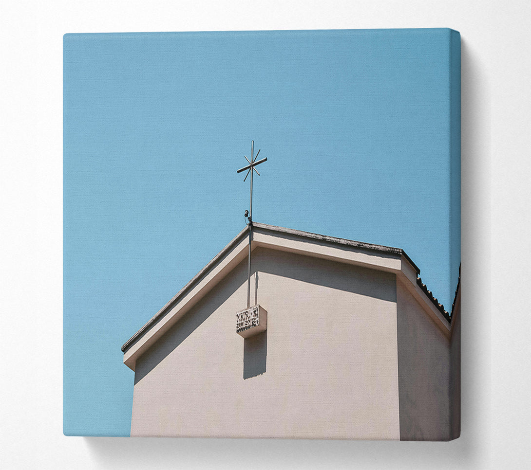  A Canvas Print of Pale Roof Star Canvas Wall Art