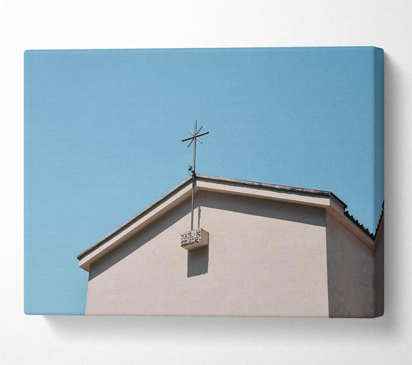  A Canvas Print of Pale Roof Star Canvas Wall Art