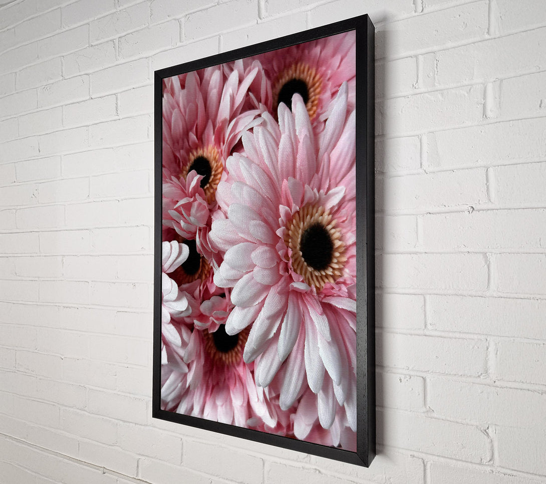  A Canvas Print of Pink Blooms Clustered Canvas Wall Art
