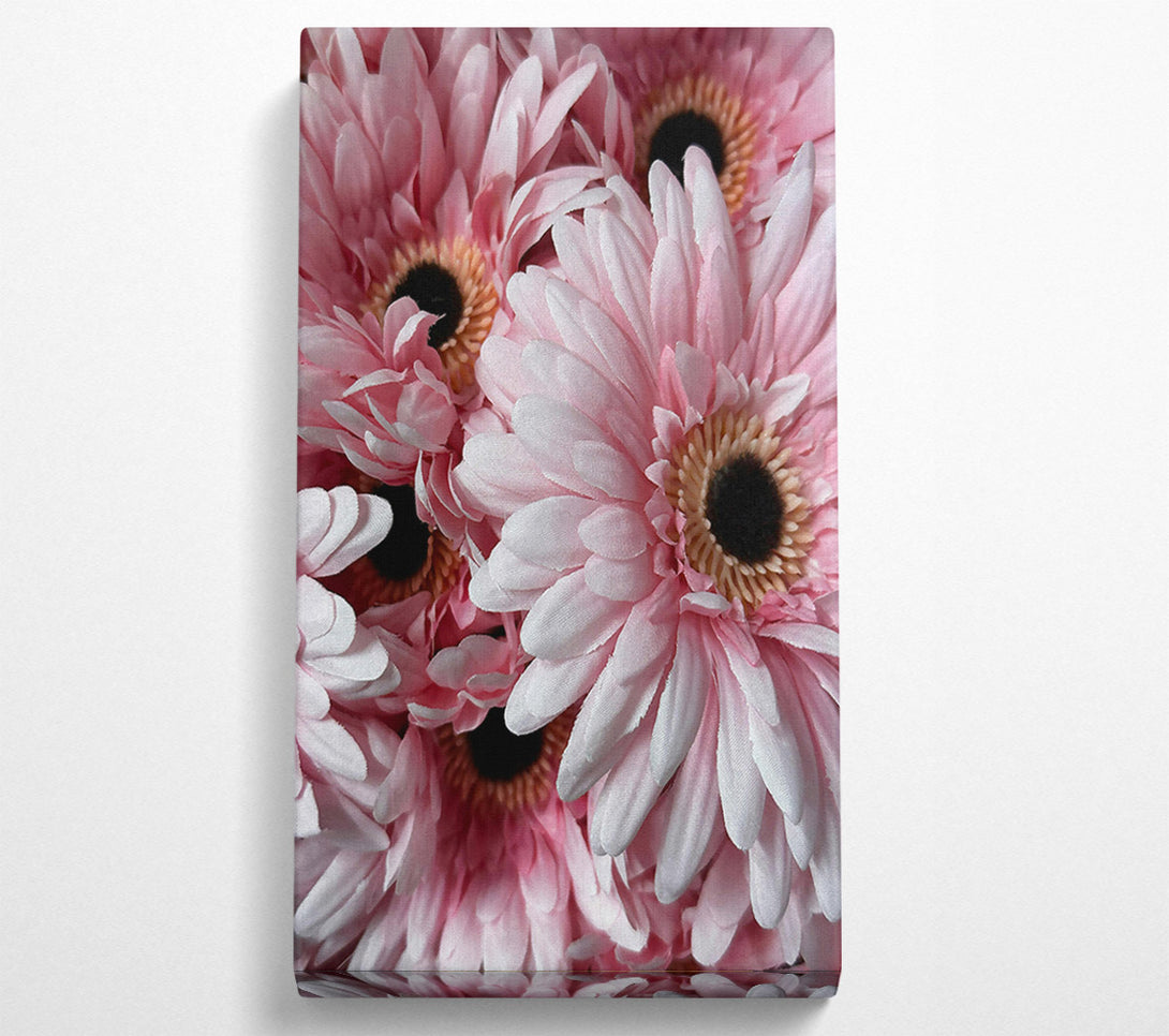  A Canvas Print of Pink Blooms Clustered Canvas Wall Art