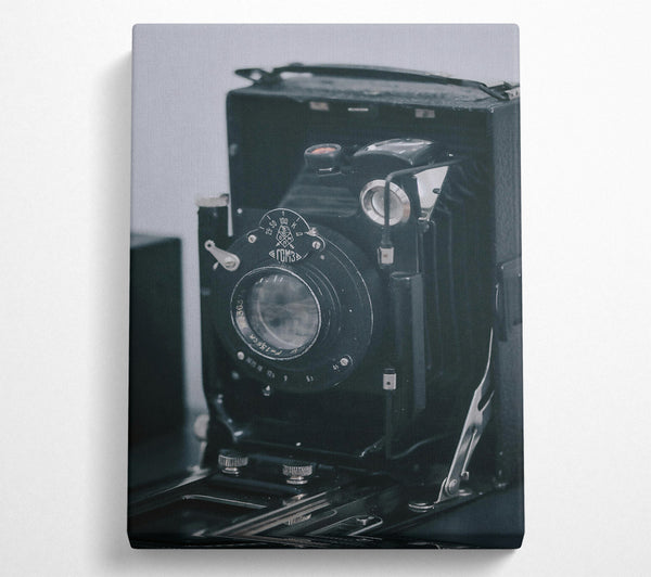  A Canvas Print of Black Camera Lens Focus Canvas Art