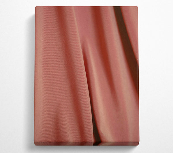  A Canvas Print of Dusty Rose Drape Canvas Print