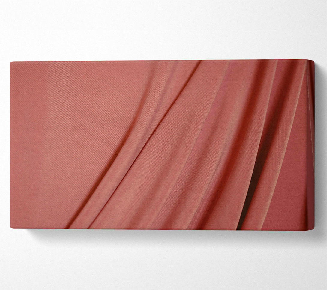  A Canvas Print of Terracotta Drape Study Canvas Art
