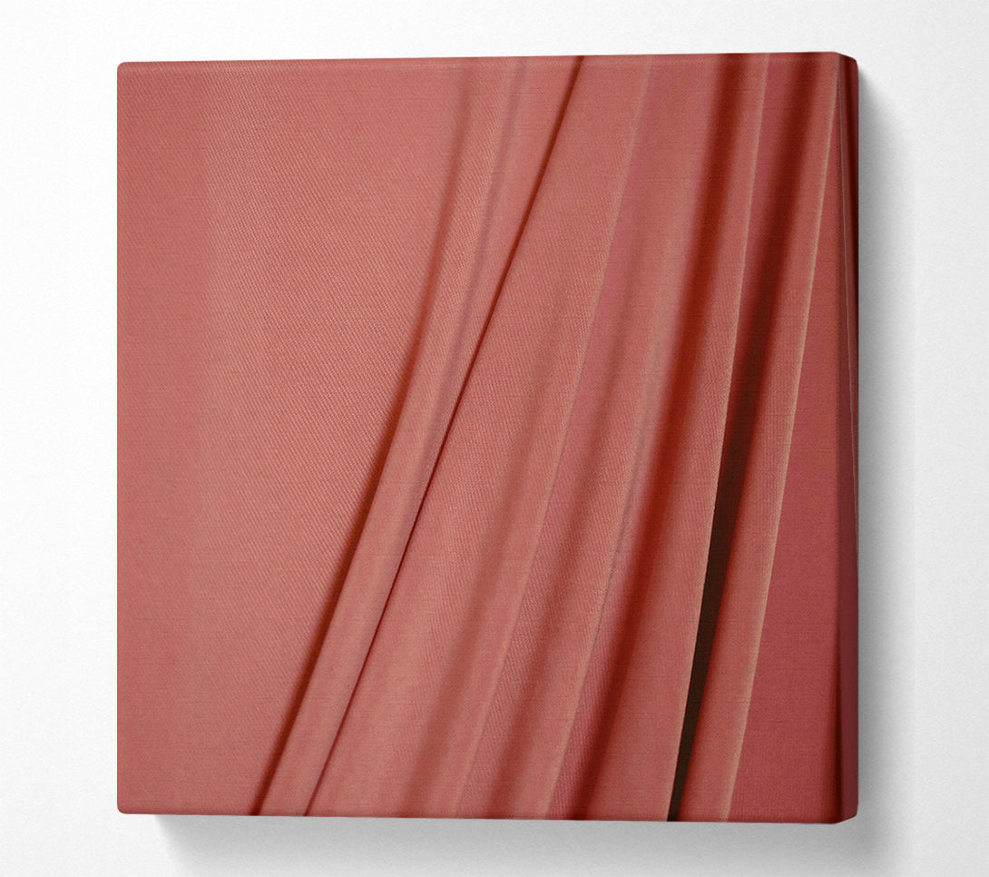  A Canvas Print of Terracotta Drape Study Canvas Art