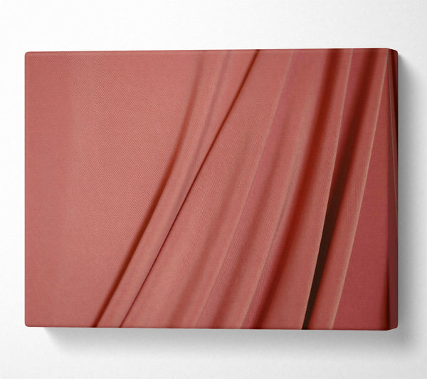  A Canvas Print of Terracotta Drape Study Canvas Art