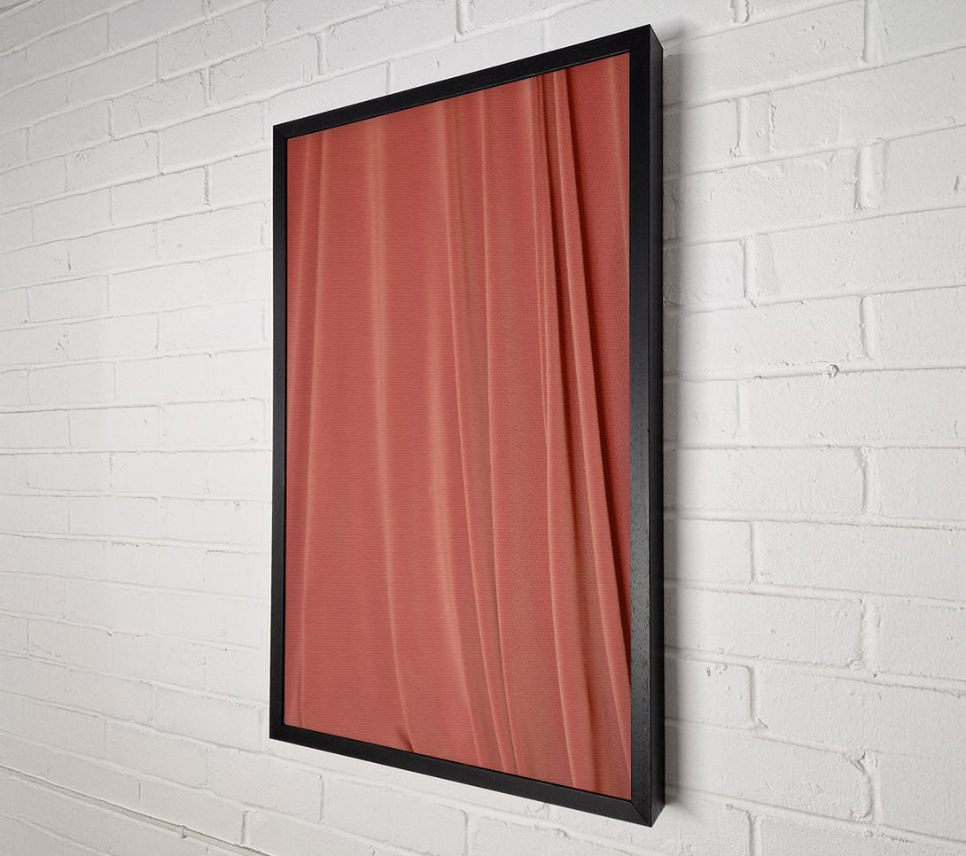  A Canvas Print of Crimson Draped Texture Canvas Print