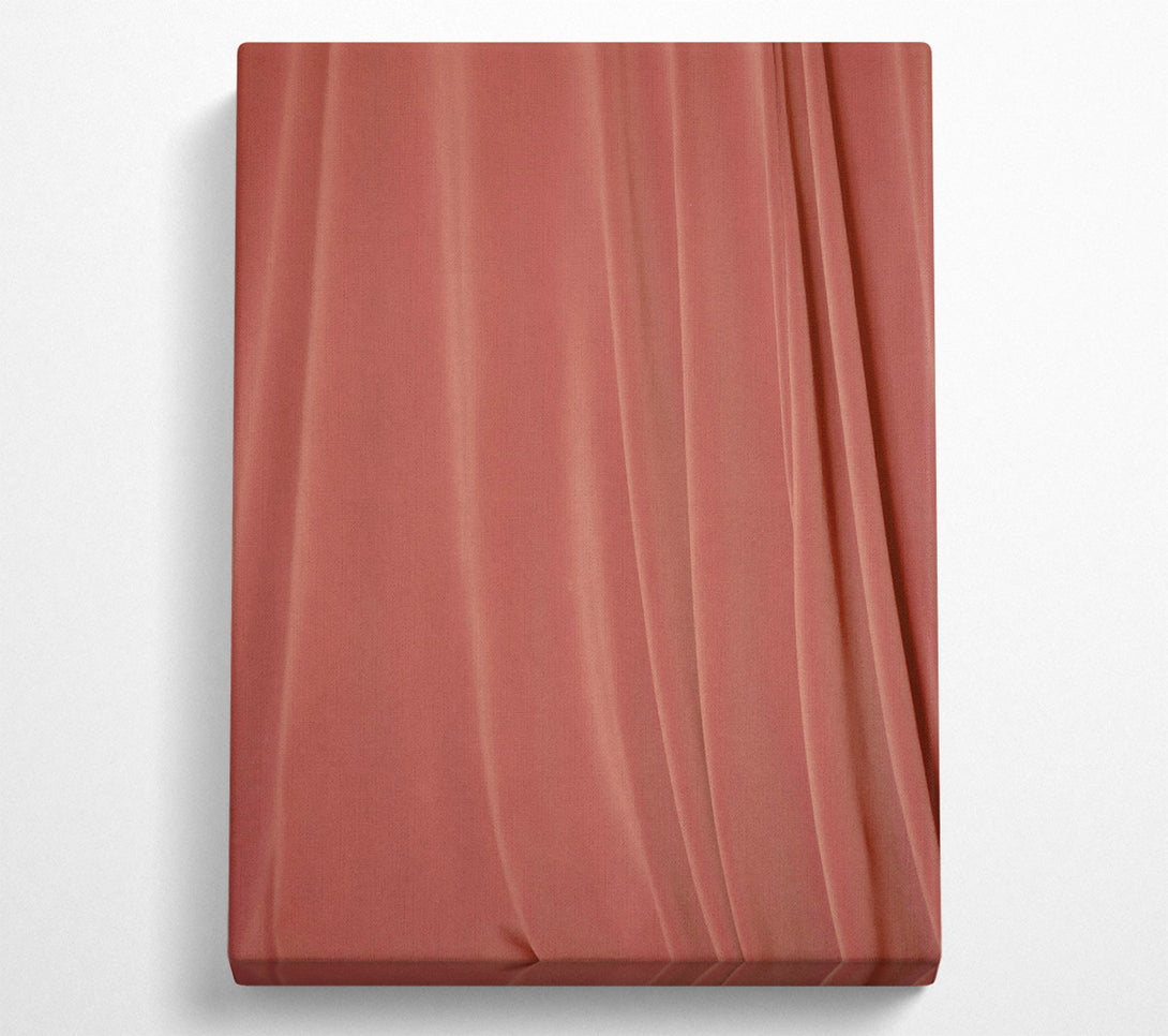  A Canvas Print of Crimson Draped Texture Canvas Print