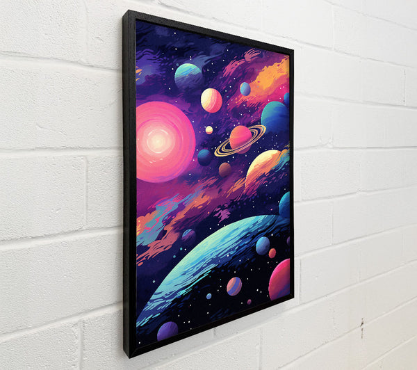 Planet Cosmic Brushstrokes