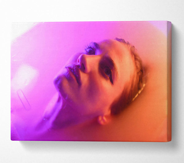  A Canvas Print of Pink Submersion Canvas Wall Art