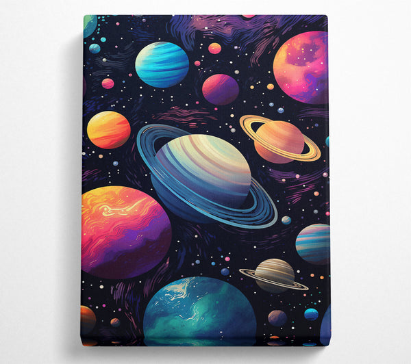  A Canvas Print of Planet Madness Canvas Art