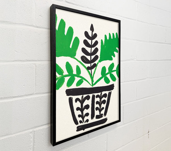 Plant Pot Brush Strokes