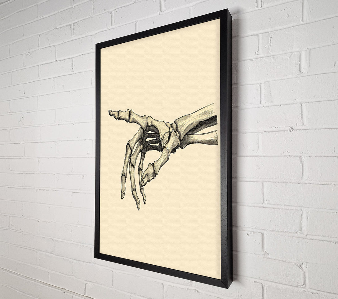  A Canvas Print of Point The Finger Bones Canvas Wall Art