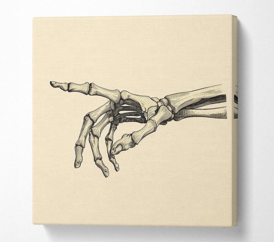  A Canvas Print of Point The Finger Bones Canvas Wall Art