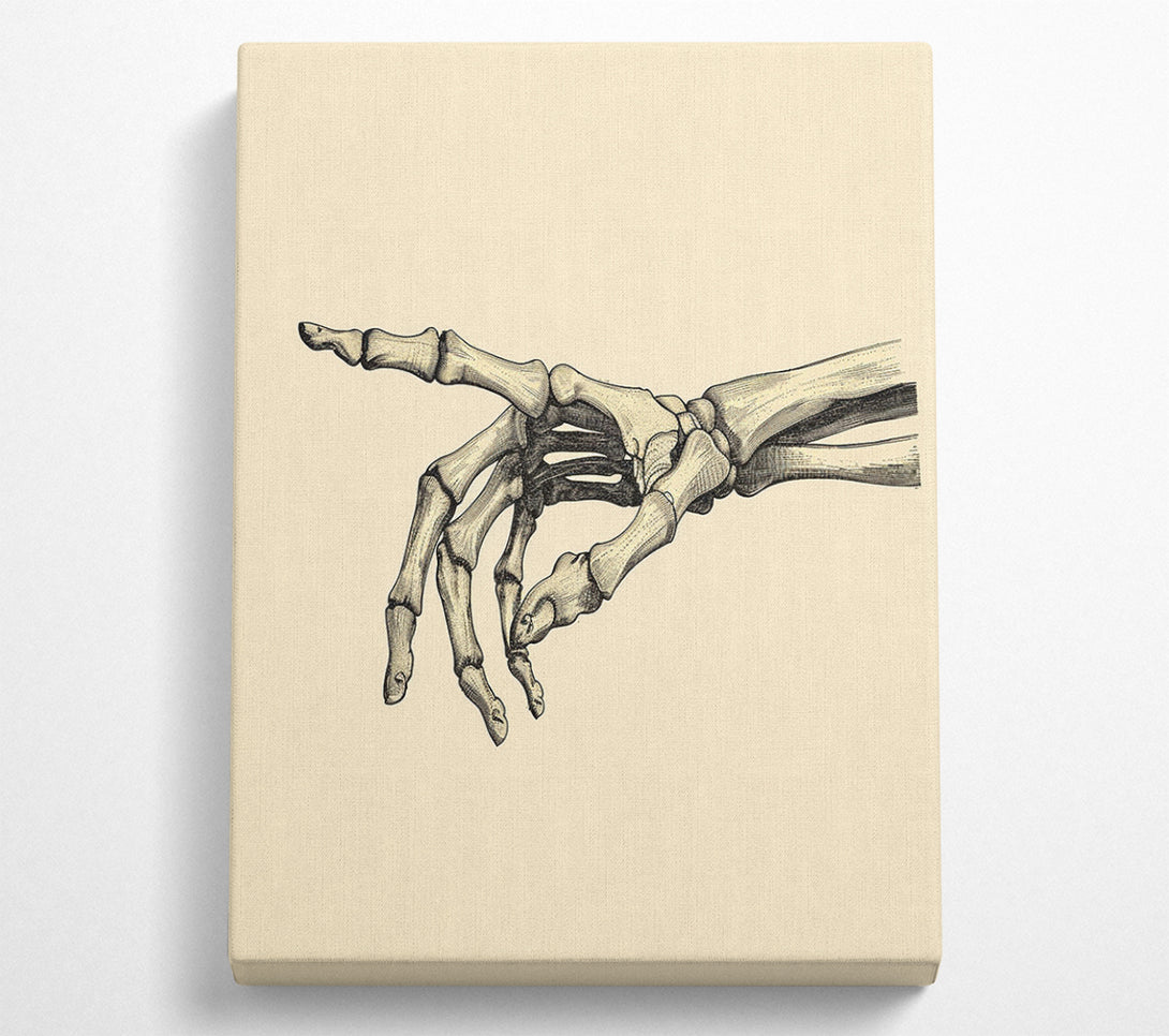  A Canvas Print of Point The Finger Bones Canvas Wall Art
