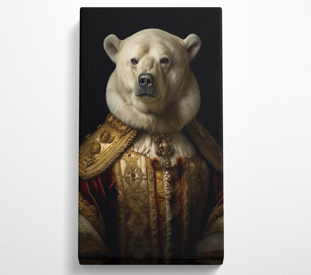  A Canvas Print of Polar Bear Renaissance Canvas Print