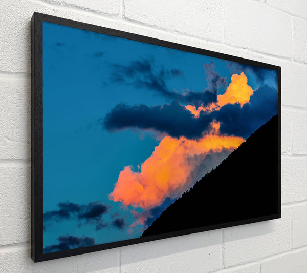 Golden Cloud Silhouette