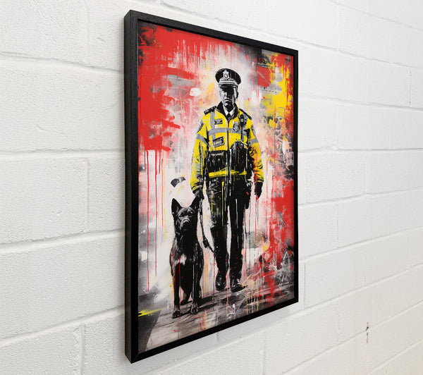 Police Dog Graffiti
