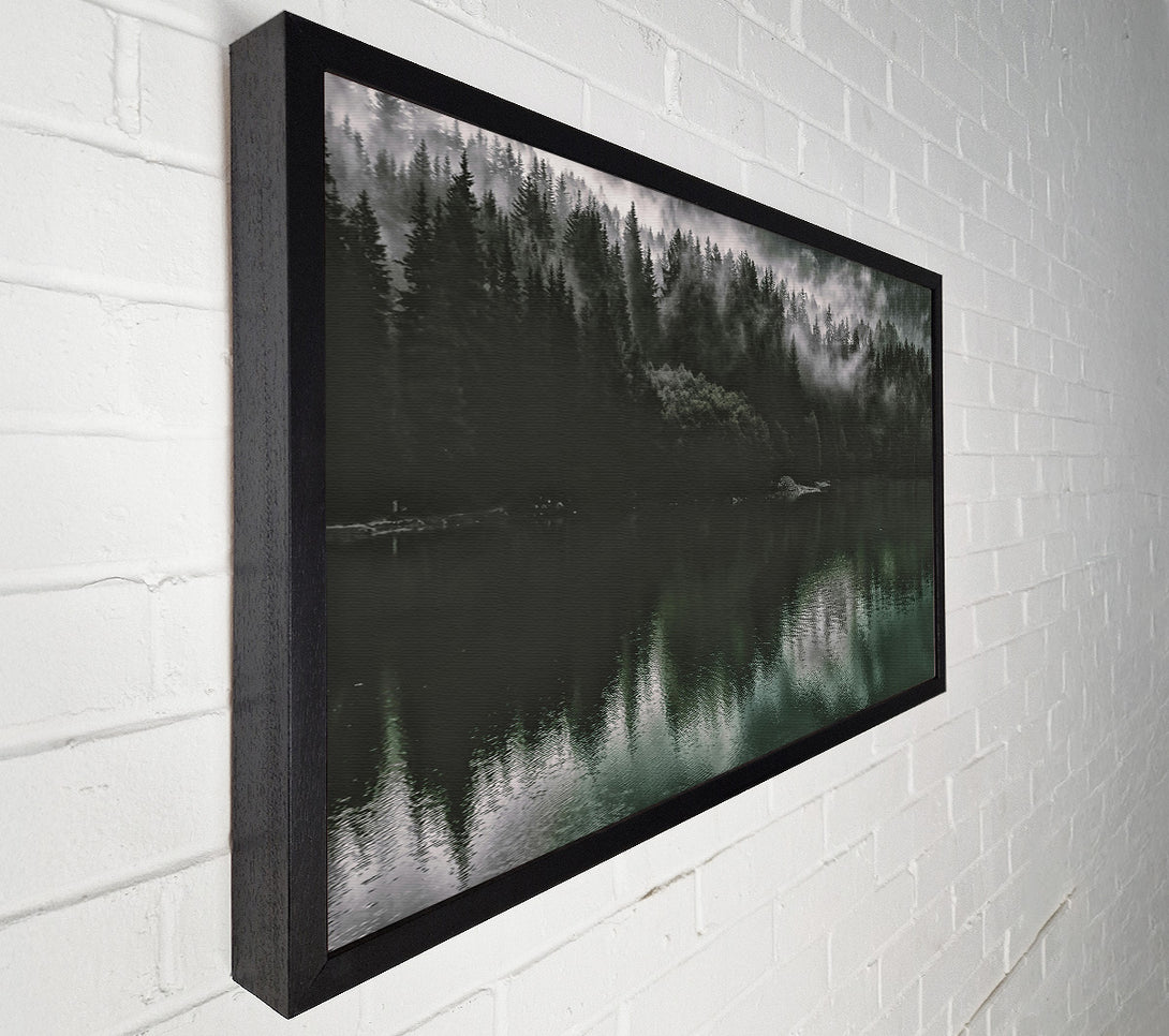  A Canvas Print of Emerald Reflections Canvas Print