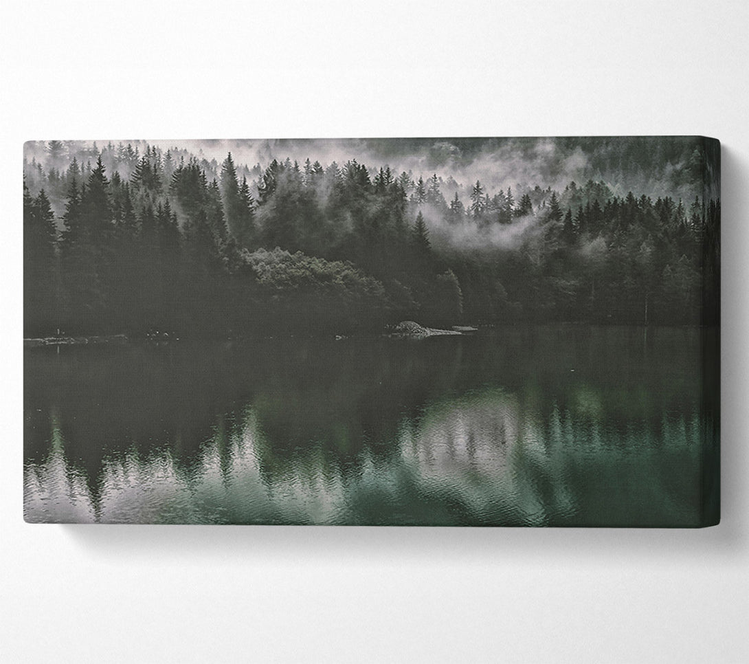  A Canvas Print of Emerald Reflections Canvas Print