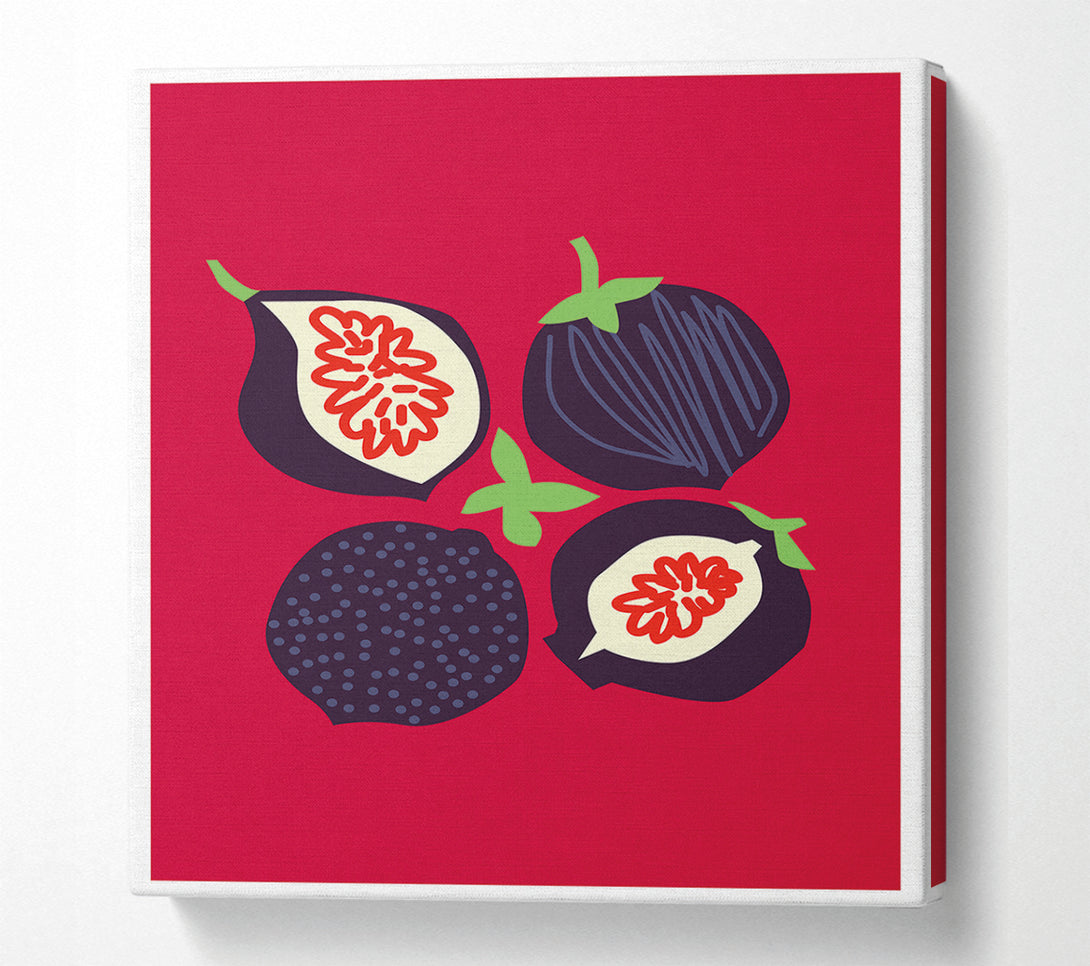  A Canvas Print of Pomegranate Boho Canvas Print