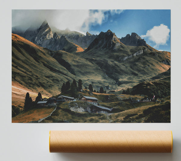 Green Mountain Homestead Print