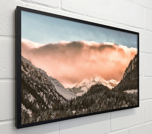 Peach Sky Mountains