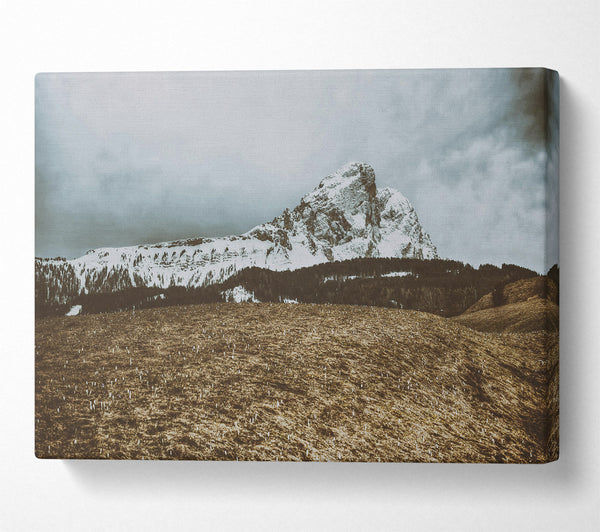 A Canvas Print of Brown Mountain Peak Canvas Print