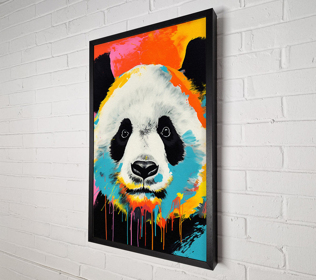 A Canvas Print of Popart Panda Canvas Print