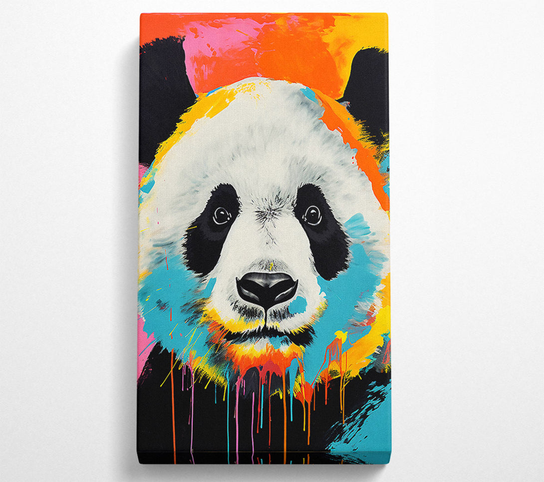  A Canvas Print of Popart Panda Canvas Print