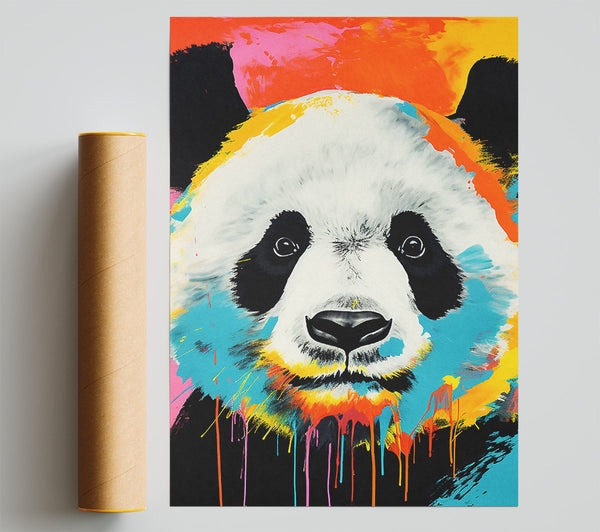 Popart Panda Poster