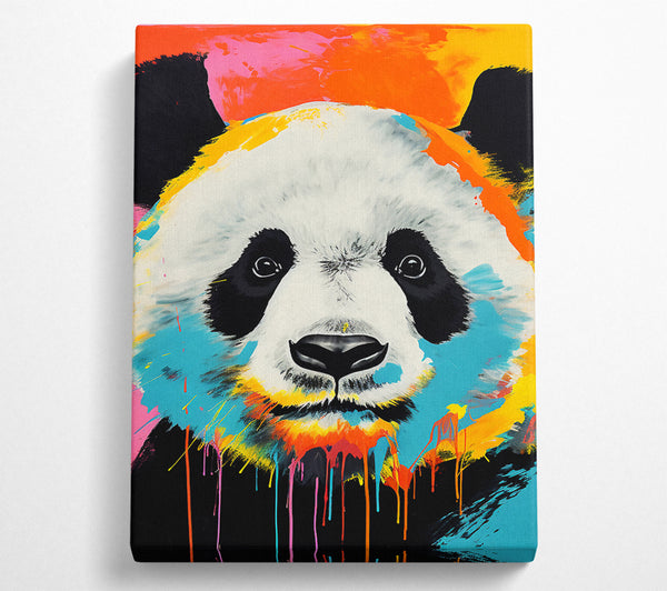  A Canvas Print of Popart Panda Canvas Print