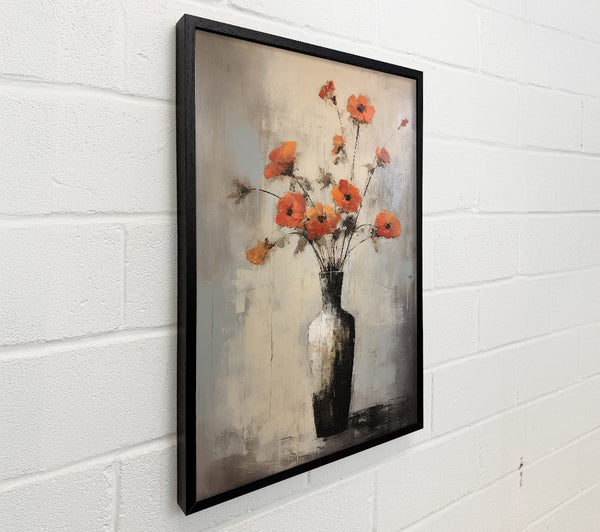 Poppy Vase Abstract